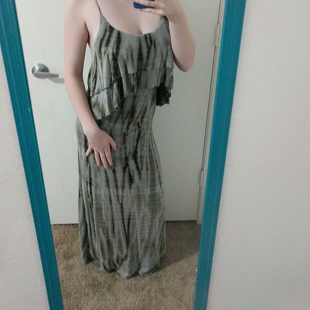 Maxi tie dye dress